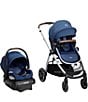 Maxi Cosi Zelia Luxe 5-in-1 Stroller & Micro Luxe Infant Car Seat Travel System, Color:New Hope Navy - Image 15