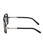 MCM Unisex MW0017 57mm Navigator Sunglasses, Color:Shiny Black/Smoke - Image 2