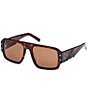 MCM Unisex MW0022 55mm Navigator Sunglasses, Color:Dark Havana/Brown - Image 1