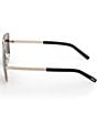 MCM Unisex MW0023 59mm Navigator Sunglasses, Color:Gold/Smoke - Image 3