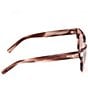MCM Women's MW0010 54mm Monogram Logo Cat Eye Sunglasses, Color:Pink/Bordeaux - Image 6