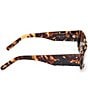 MCM Women's MW0013 53mm Tortoise Rectangle Sunglasses, Color:Blonde Havana/Brown - Image 4