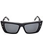 MCM Women's MW0021 52mm Cat Eye Sunglasses, Color:Shiny Black/Smoke - Image 2