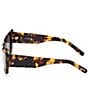 MCM Women's MW0021 52mm Havana Cat Eye Sunglasses, Color:Blonde Havana/Smoke - Image 3