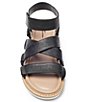 Color:Black - Image 4 - Andres Leather Gladiator Sandals