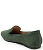 Color:Forest - Image 3 - Brea Suede Smoking Slip-On Flats