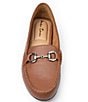 Color:Whiskey - Image 4 - Dayne Leather Bit Buckle Driving Moc Flat Loafers