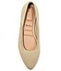 Color:Bisque - Image 5 - Linza Mesh Fabric Flats
