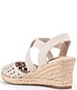 Me Too Shiney Eyelet Espadrille Wedge Sandals - Image 3