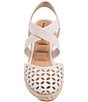 Me Too Shiney Eyelet Espadrille Wedge Sandals - Image 4