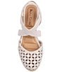 Me Too Shiney Eyelet Espadrille Wedge Sandals - Image 5