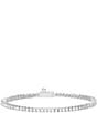 Melinda Maria Baby Not Your Basic Tennis Line Bracelet, Color:Silver - Image 1