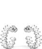 Melinda Maria Baby She's So Fine Hoop Earrings, Color:Silver - Image 1