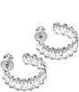 Melinda Maria Baby She's So Fine Hoop Earrings, Color:Silver - Image 2