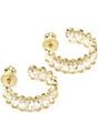 Melinda Maria Baby She's So Fine Hoop Earrings, Color:Gold - Image 2