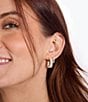 Melinda Maria Baby She's So Fine Hoop Earrings, Color:Gold - Image 3