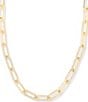Melinda Maria Carrie Pave Chain Necklace, Color:Gold - Image 1