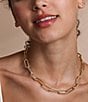 Melinda Maria Carrie Pave Chain Necklace, Color:Gold - Image 3