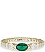 Melinda Maria Emerald Maven Ring, Color:Emerald - Image 1