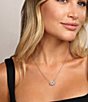 Melinda Maria Hello Gorgeous Short Pendant Necklace, Color:Silver - Image 4