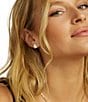 Melinda Maria Hello Gorgeous Stud Earrings, Color:Gold - Image 4