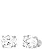 Melinda Maria Hello Gorgeous Stud Earrings, Color:Silver - Image 1
