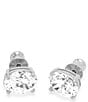 Melinda Maria Hello Gorgeous Stud Earrings, Color:Silver - Image 2