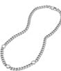 Melinda Maria Julian Triple Diamond Chain Necklace, Color:Silver - Image 2