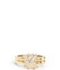 Melinda Maria Knot Crossed Ring - Image 1