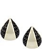 Melinda Maria Lil Norah Split Pave Drop Earrings - Image 1