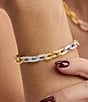 Melinda Maria Micro Frankie Pave Chain Bracelet - Image 2
