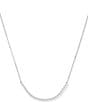 Melinda Maria Not Your Basic Tennis Necklace, Color:Silver - Image 1