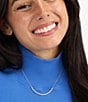 Melinda Maria Not Your Basic Tennis Necklace, Color:Silver - Image 3
