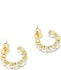 Melinda Maria Oh She Fancy Hoop Earrings, Color:Gold - Image 2