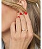 Melinda Maria Perfect Pearl Open Band Ring - Image 3