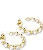 Melinda Maria She's An Icon Hoop Earrings, Color:Gold - Image 2