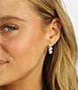 Melinda Maria She's An Icon Hoop Earrings, Color:Gold - Image 4