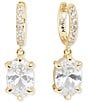 Melinda Maria She's On Point Huggie Hoop Drop Earrings - Image 1