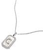 Melinda Maria Silver Initial Short Pendant Necklace, Color:C - Image 1