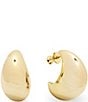 Melinda Maria So Smooth Teardrop Hoop Earrings, Color:Gold - Image 1