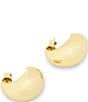 Melinda Maria So Smooth Teardrop Hoop Earrings, Color:Gold - Image 2