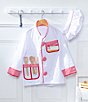 Melissa & Doug Chef Dress-Up Costume, Color:White/Red - Image 7