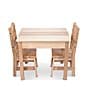 Color:Honey - Image 2 - Child-Size Hardwood Table & 2 Chairs Set