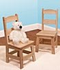 Color:Natural - Image 2 - Kids 2 Child-Size Hardwood Chairs