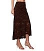 MELLODAY Coordinating Lace Side Ruching Midi Skirt - Image 3