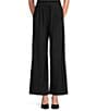 MELLODAY Coordinating Pinstripe Drawstring Waist Wide Leg Pants, Color:Navy Pinstripe - Image 1