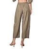 MELLODAY Coordinating Twill Barrel Leg Button Front Pants - Image 2