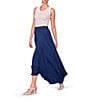 MELLODAY Crepe A-Line Maxi Skirt, Color:Deep Navy - Image 5