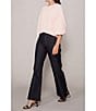 MELLODAY Textured Knit Round Neck 3/4 Sleeve Pullover Top - Image 5