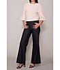 MELLODAY Textured Knit Round Neck 3/4 Sleeve Pullover Top - Image 6